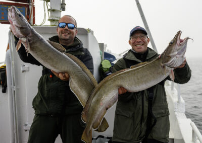 Et par flotte langer fanget fra turbåden Freidig i Norge.