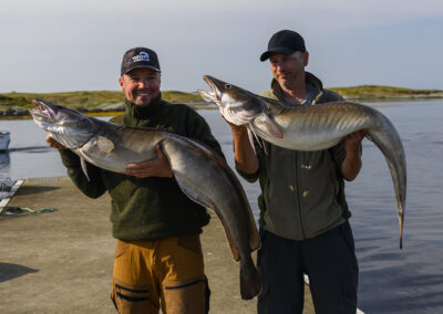 To store langer fanget på en af vores fiskerejser til Smøla i Norge.